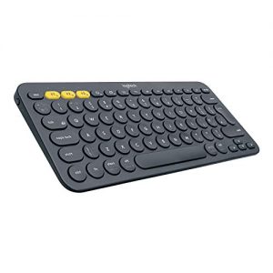 Logitech K380 Multi-Device Bluetooth Keyboard - Windows, Mac, Chrome OS, Android, iPad, iPhone, Apple TV Compatible - with FLOW Cross-Computer Control and Easy-Switch up to 3 Devices - Dark Grey