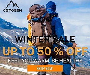 Shop Men's high-performance outdoor needs only at Cotosen.com